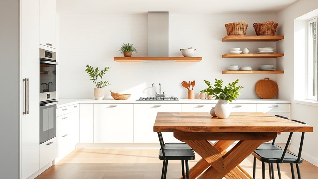 add warmth with wood textures