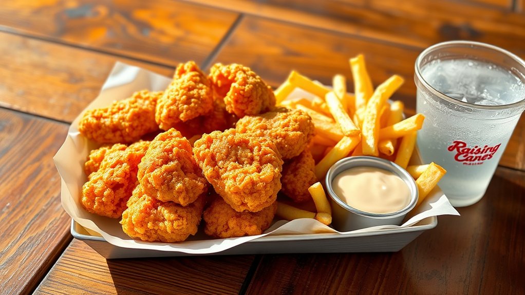 affordable crispy fried meal