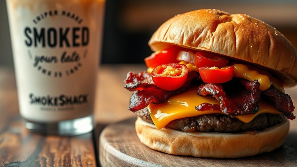 bacon peppers smoky flavor
