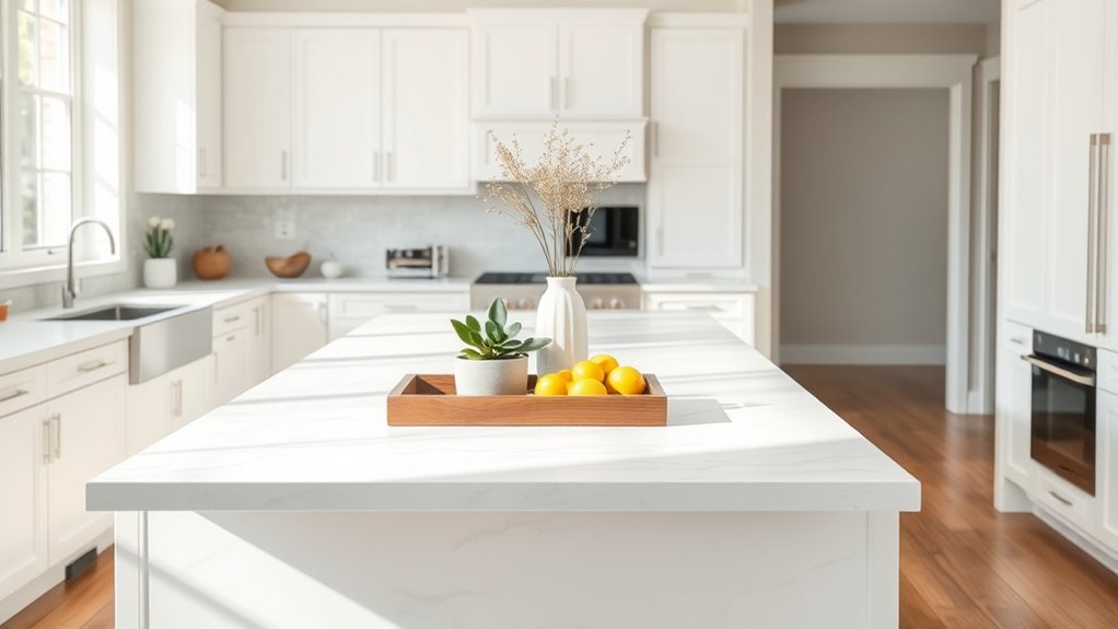 balanced coordinated kitchen decor