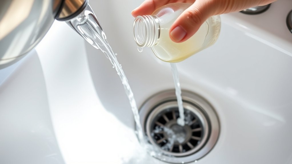 boiling water and soap