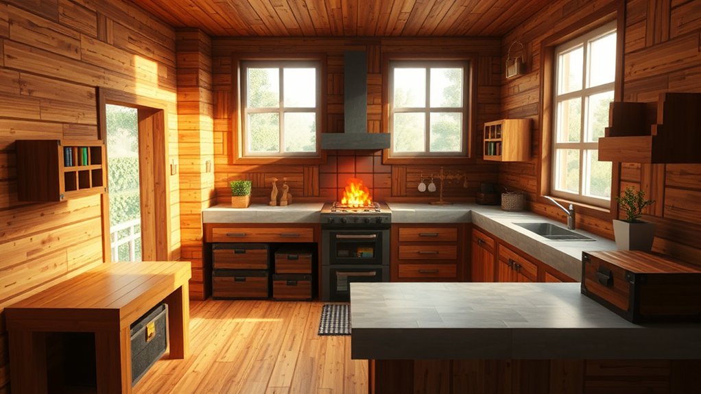 build a functional kitchen