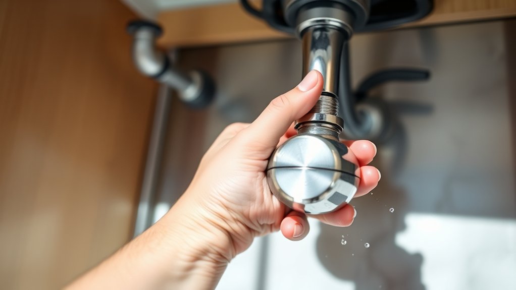 check and clear shutoff valves