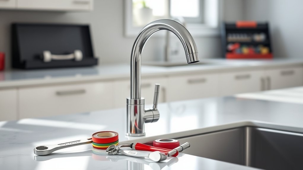 choose faucet gather tools