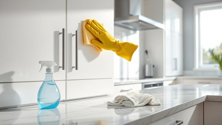 clean and restore cabinets