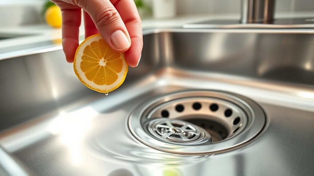 clean drains to prevent gnats