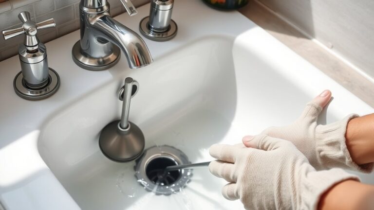 clear kitchen drain easily