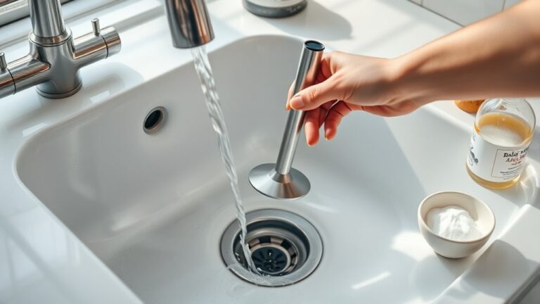 clear kitchen sink clog
