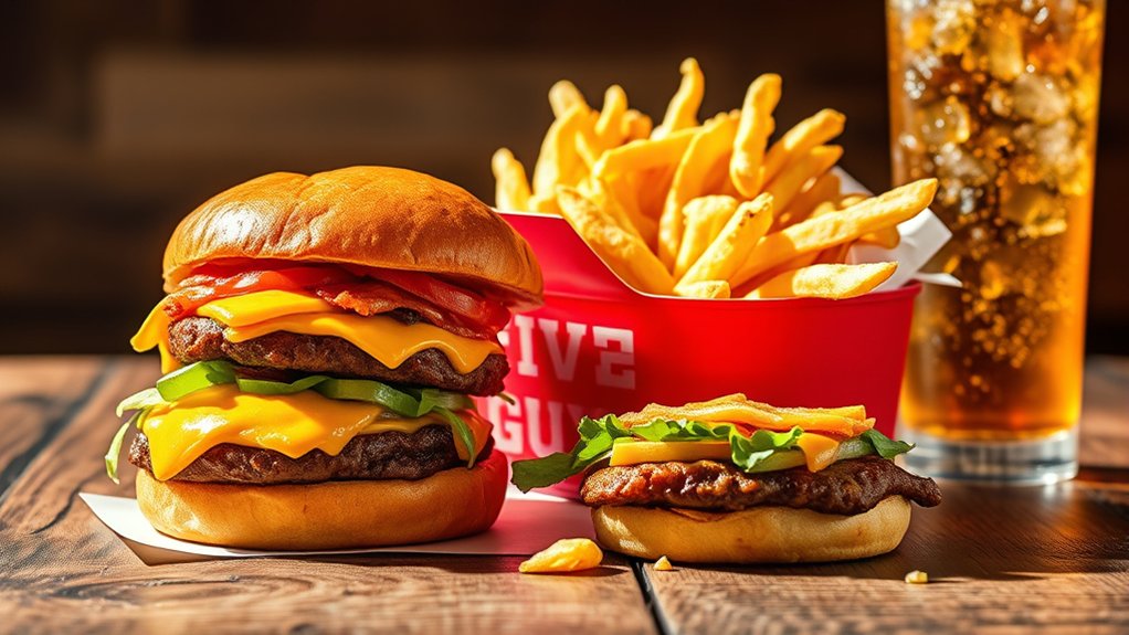 customizable juicy burger experience