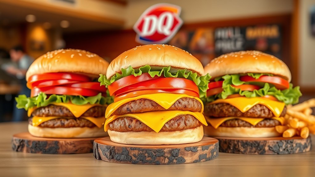 dairy queen burger options