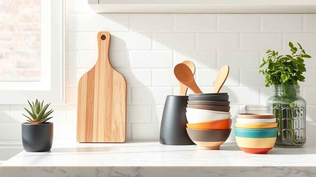 decorate with stylish accessories