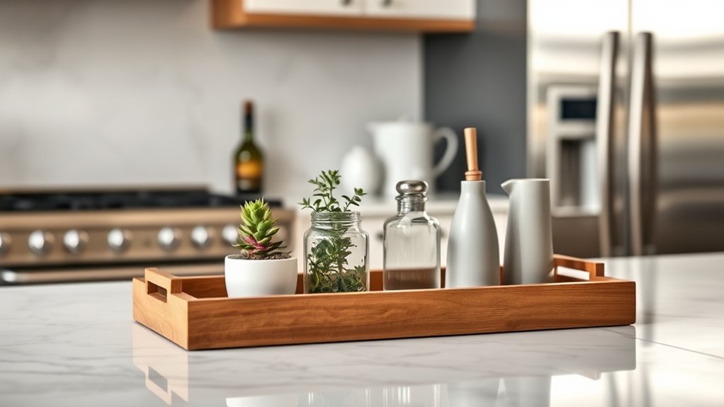 decorative tray organization tips