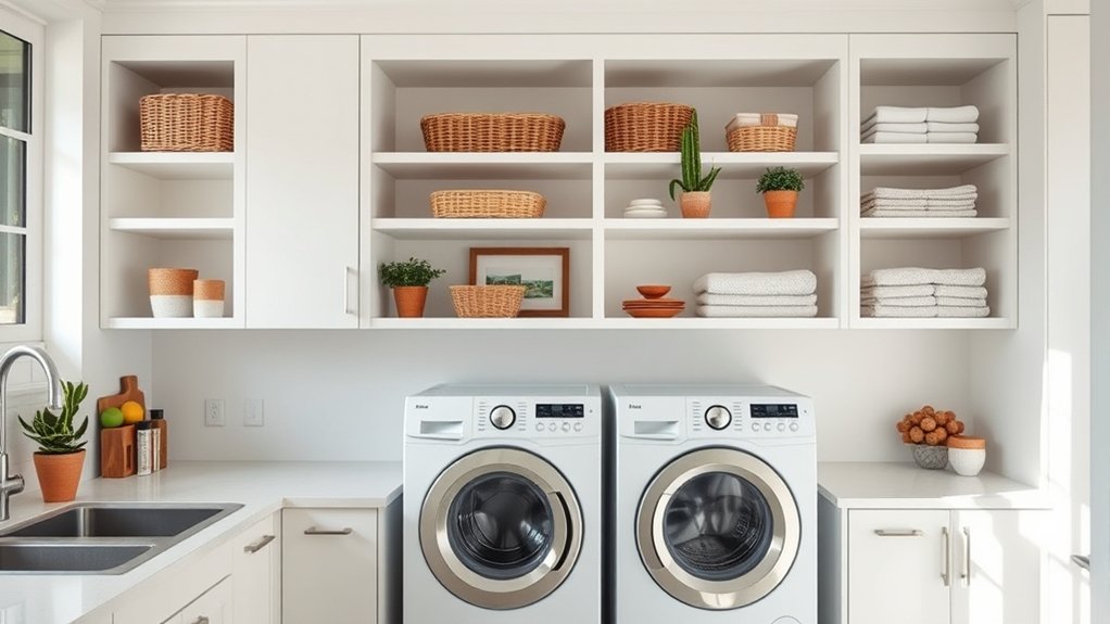 disguise appliances with shelves