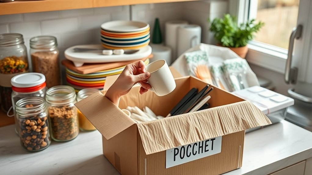 efficient kitchen packing tips