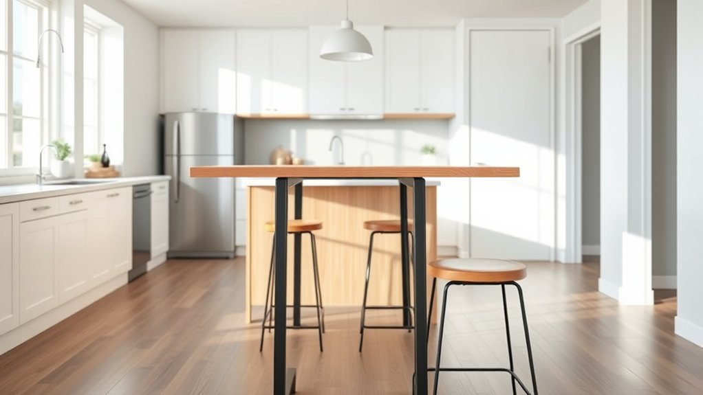 elevated casual dining space