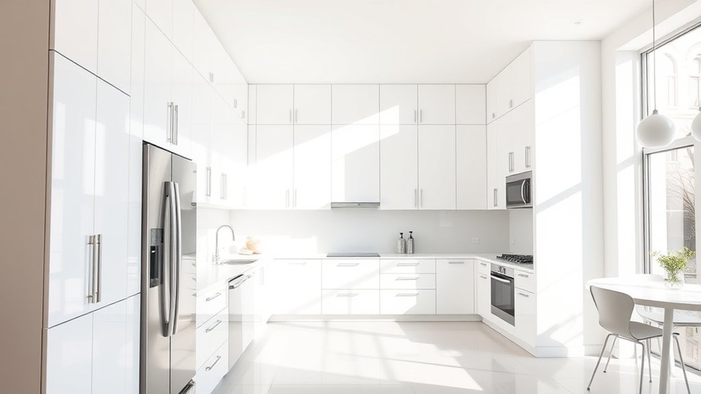 elevated storage enhances aesthetics
