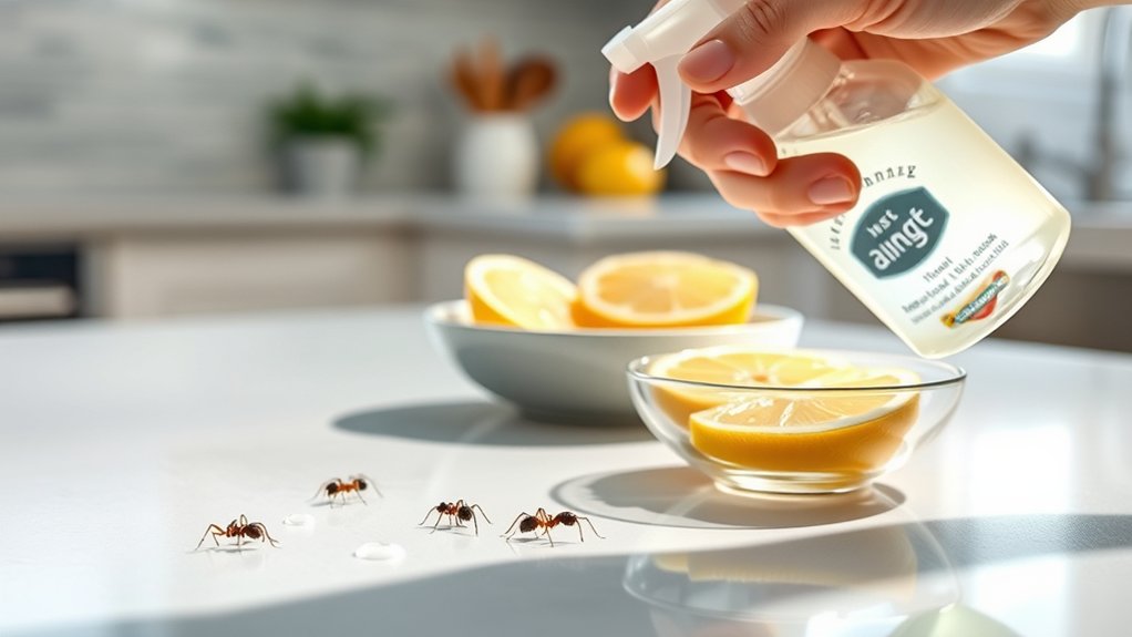 eliminate ants with cleanliness