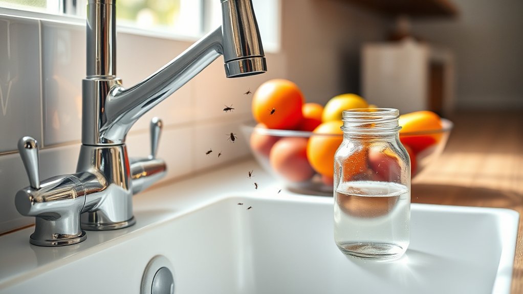 eliminate kitchen gnat infestation