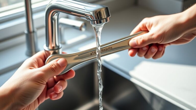fixing a leaking faucet