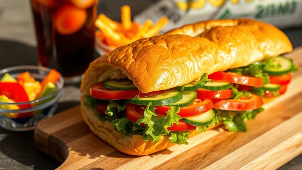fresh customizable veggie options