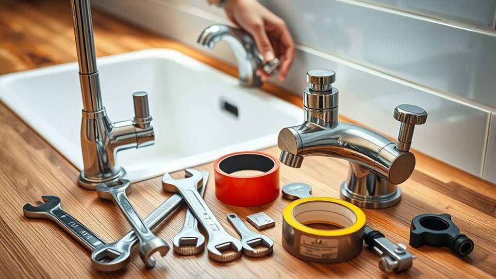 gather shut off prepare tools