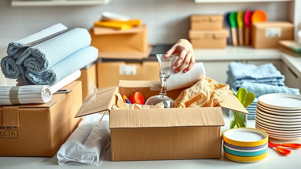 gather supplies and organize