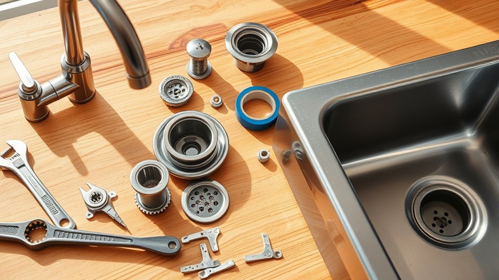 gather tools and parts