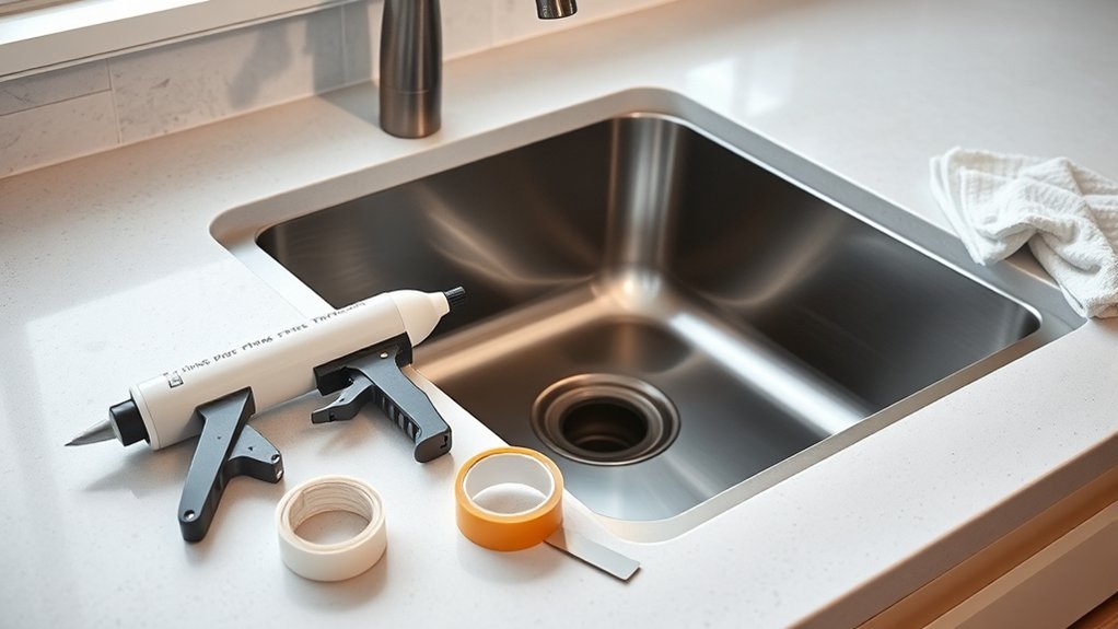 gather tools for sealing