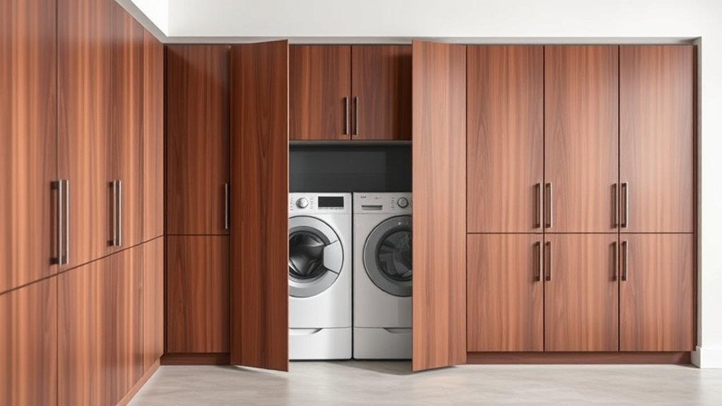 hide laundry appliances seamlessly