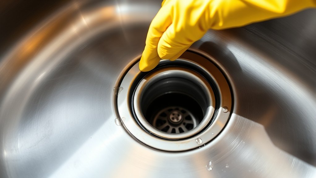 inspect drain and disposal