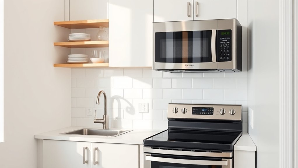 install and maintain microwave