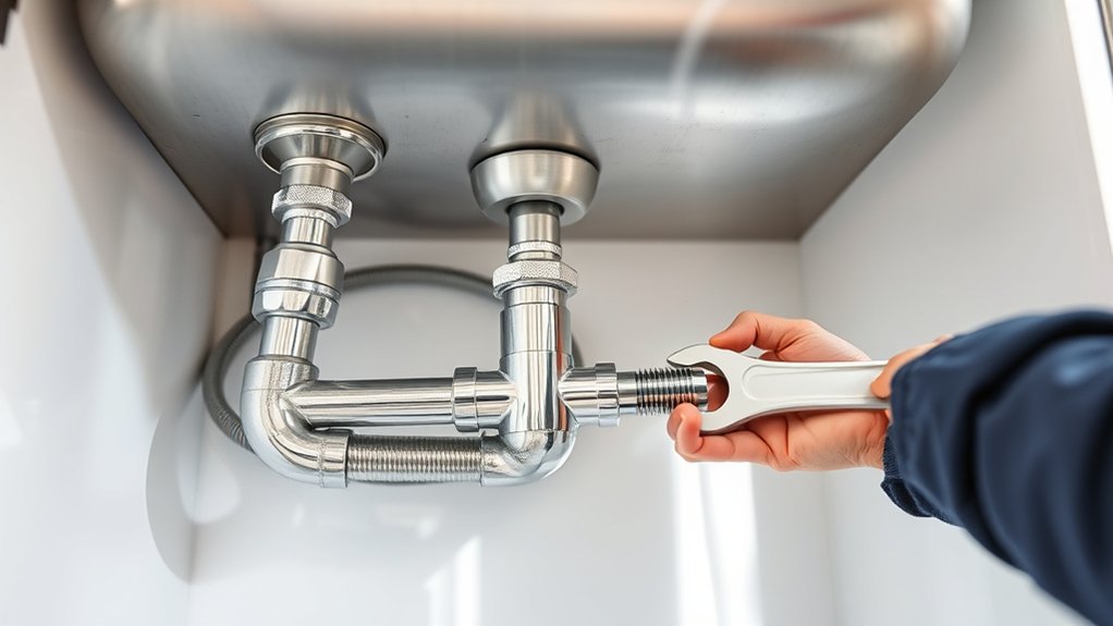 install kitchen sink plumbing