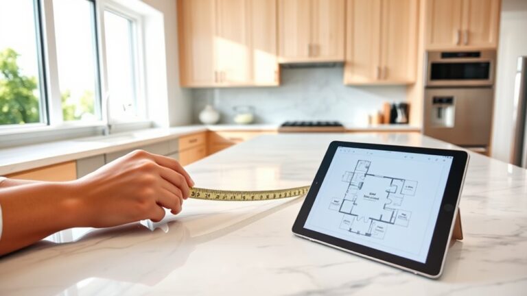 kitchen measurement steps