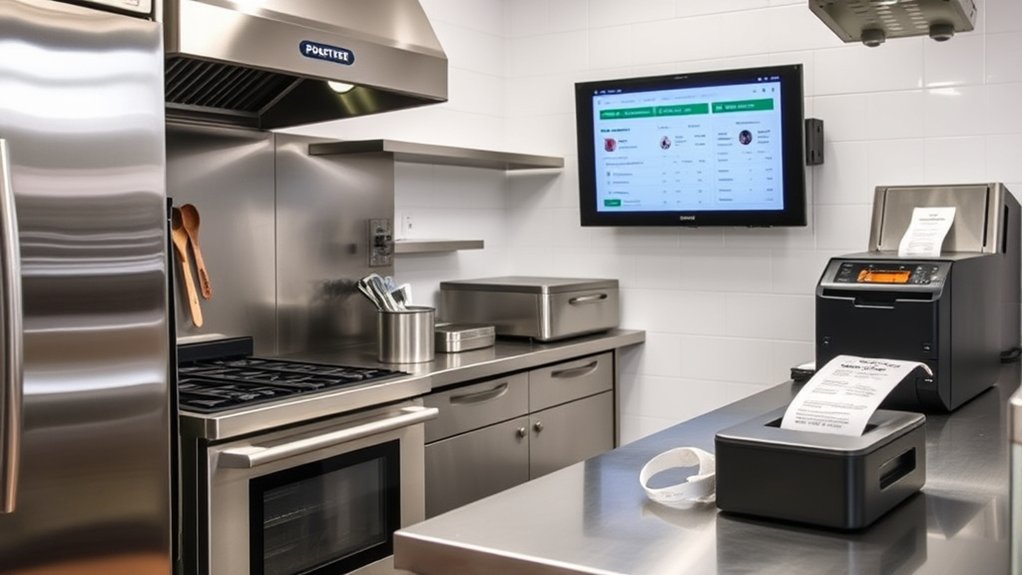 kitchen setup and organization