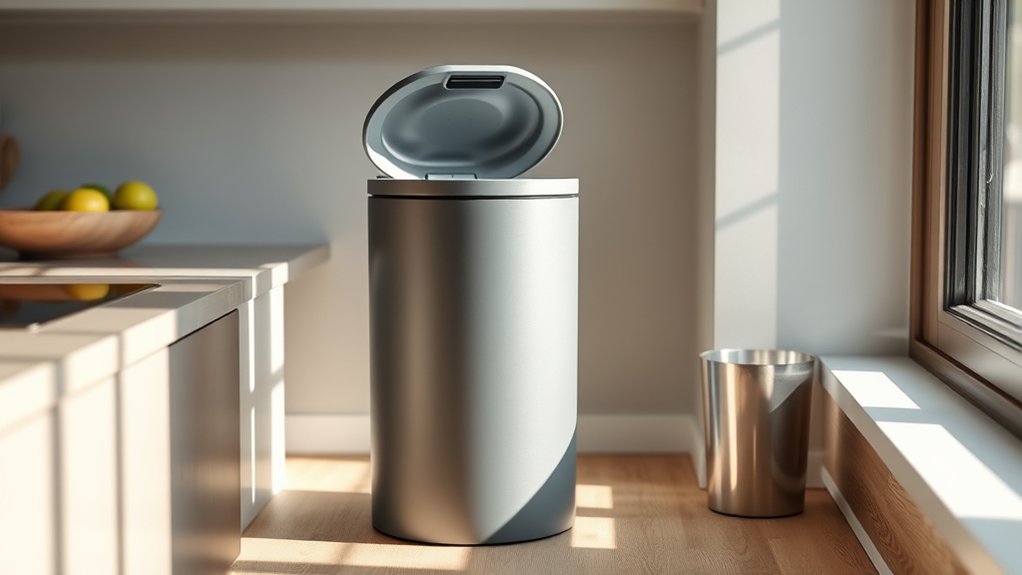kitchen trash can capacity considerations