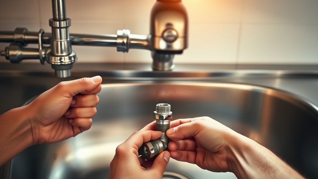 loosen disconnect remove faucet