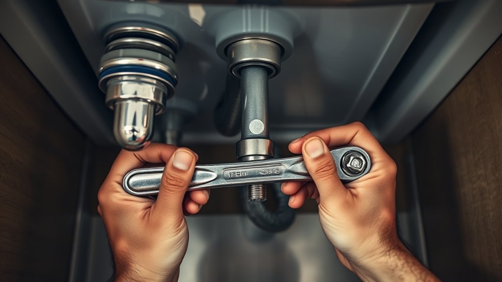 loosen sink mounting nuts