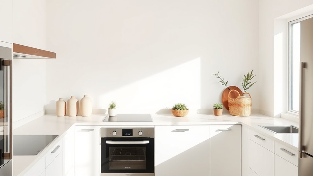 low profile minimalist cabinet decor