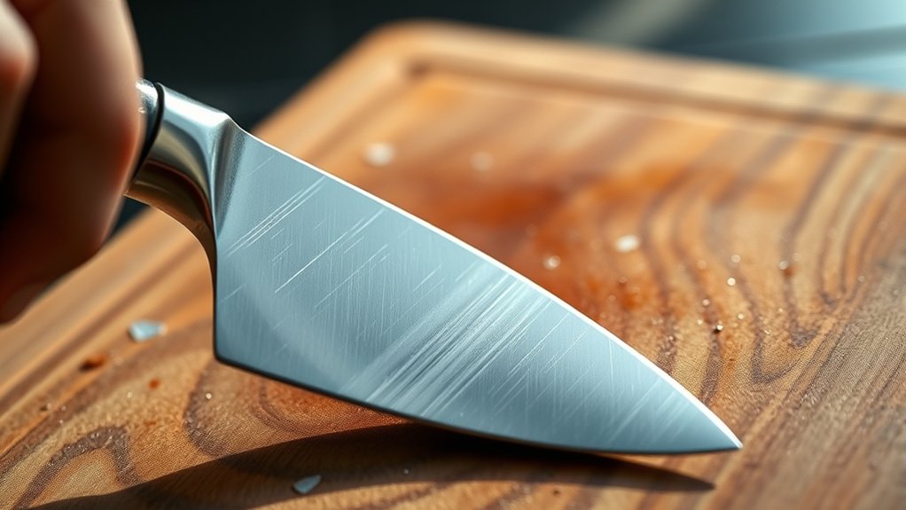 maintain consistent sharpening angle
