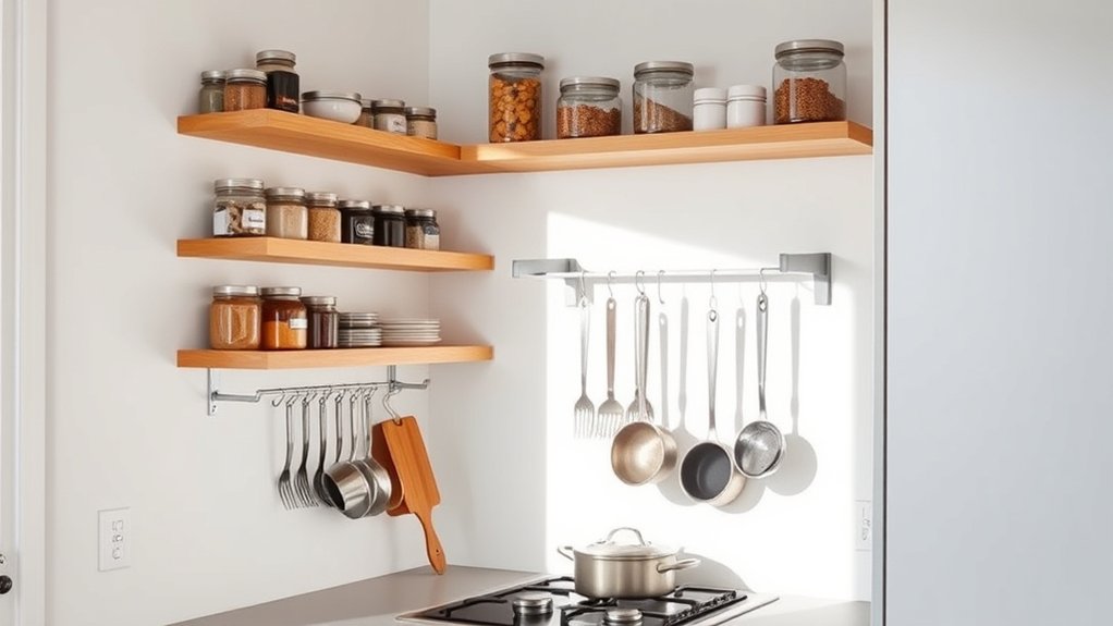 maximize wall and ceiling storage