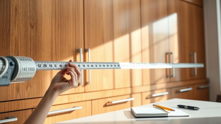 measuring kitchen cabinets accurately