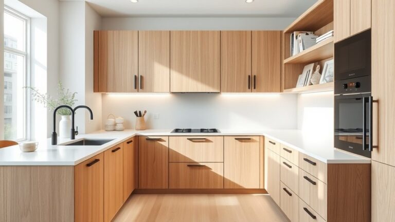 modern oak cabinet tips