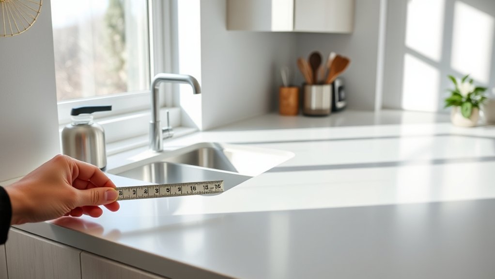 optimal kitchen counter depth
