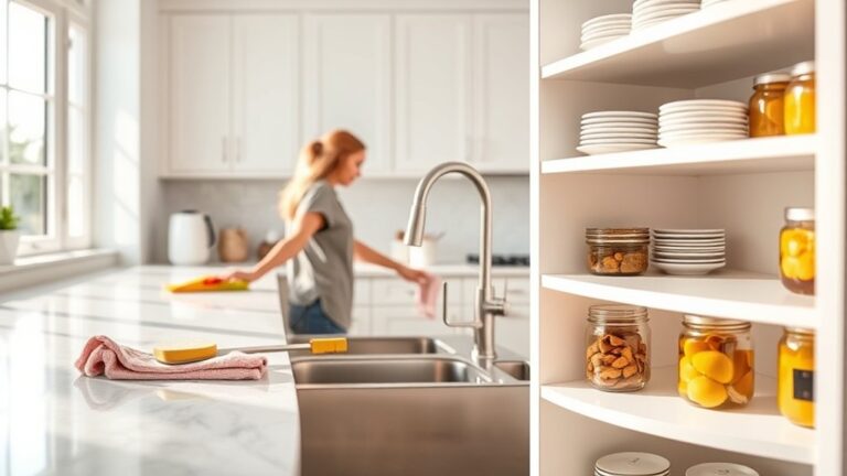 organize wipe sanitize surfaces