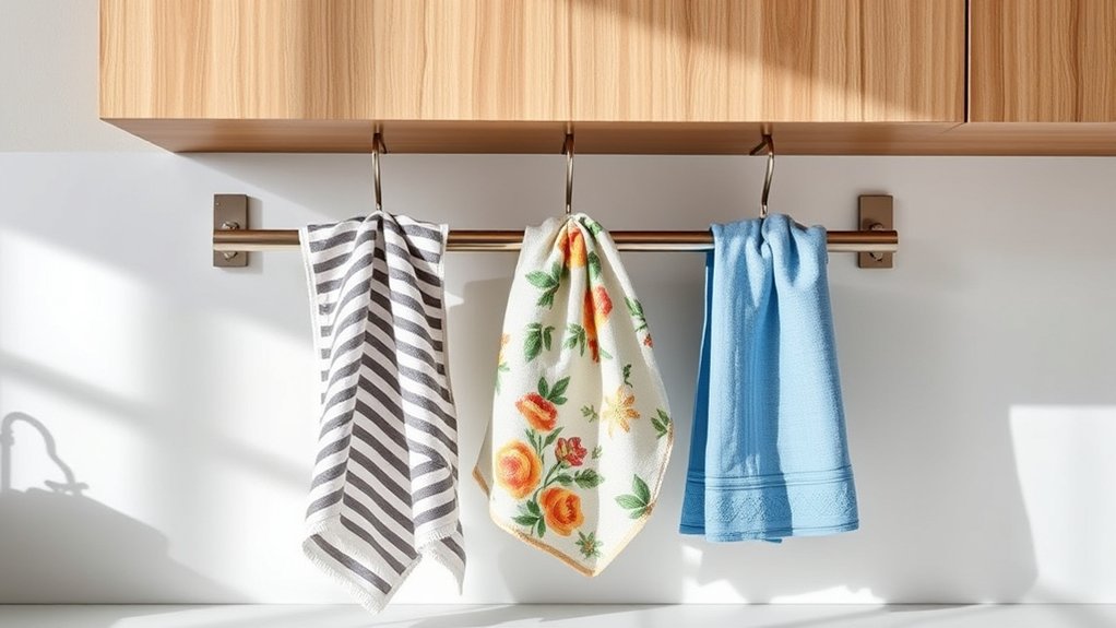 organized accessible towel storage