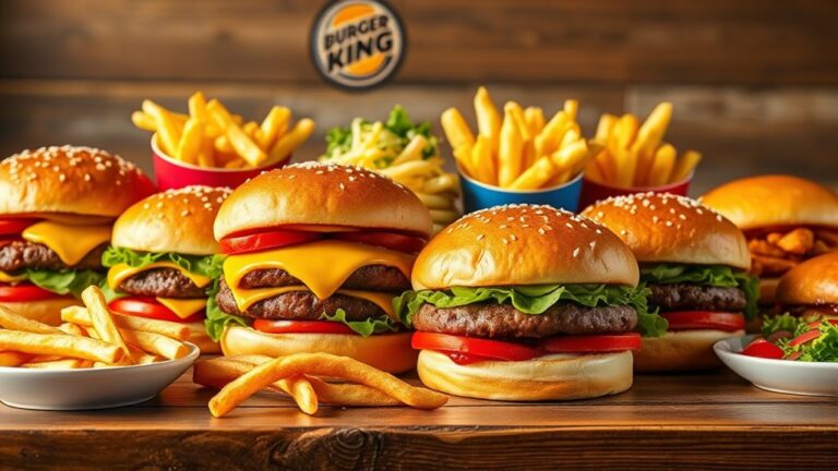 popular burger king menu