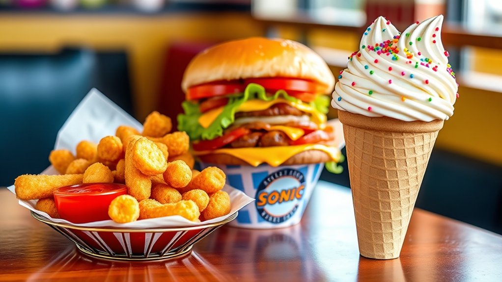 popular sonic menu items