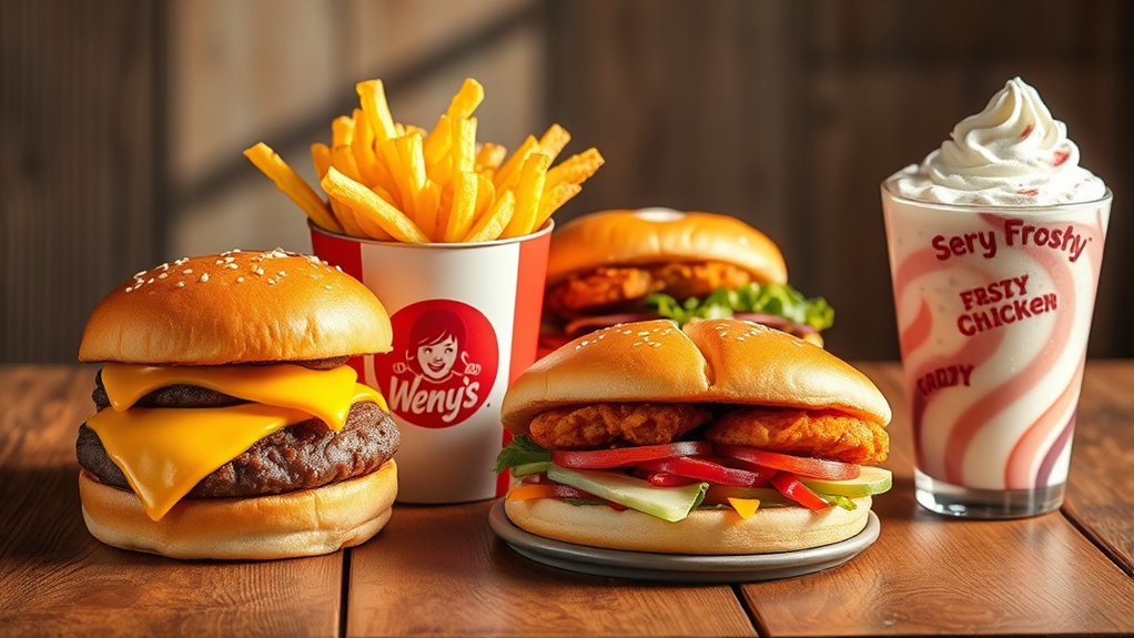 popular wendy menu options