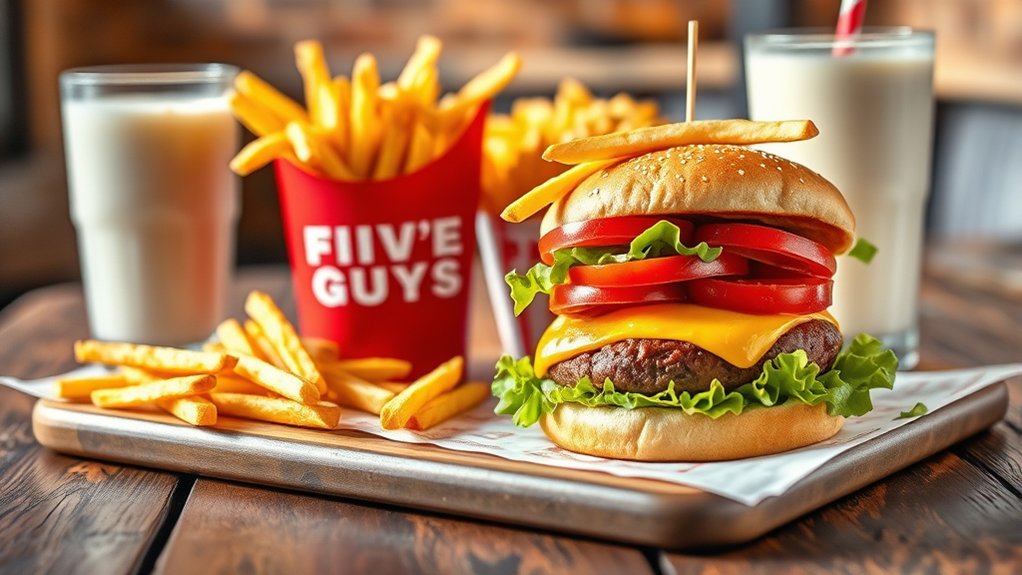 premium fresh burger prices