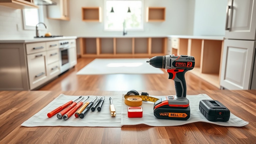 prepare tools and workspace